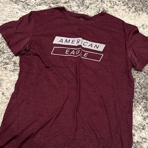 American Eagle Outfitters Burgundy Tee